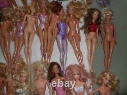 Huge Lot Vintage Barbie Dolls 40 In All