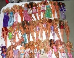 Huge Lot Vintage Barbie Dolls 40 In All