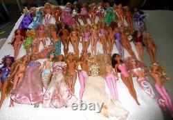 Huge Lot Vintage Barbie Dolls 40 In All