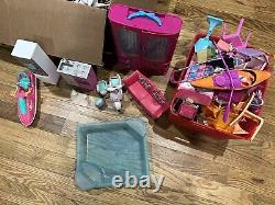 Huge Mattel Barbie Disney Doll Lot 85 Dolls 2 Vehicles Stable Horses Accessories