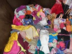 Huge Vintage Barbie Doll & Clothing Lot 280+ piece