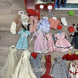 Huge Vintage Barbie Ken Lot 1960s #6 With Closet Clothes Pamphlets Accessories