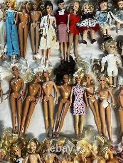 Huge Vintage Doll Lot Barbie Ken Allen Midge Skipper Madame Alexander Blythe