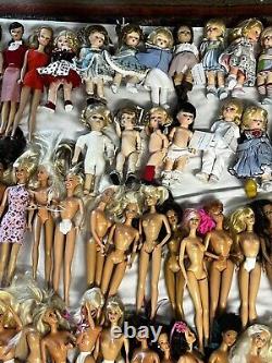 Huge Vintage Doll Lot Barbie Ken Allen Midge Skipper Madame Alexander Blythe