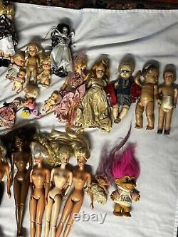 Huge Vintage Doll Lot Barbie Ken Allen Midge Skipper Madame Alexander Blythe