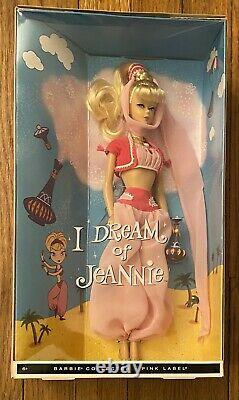 I Dream Of Jeannie Barbie Collector Pink Label 2010 Mattel #V0440 NRFB