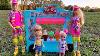 Ice Cream Elsa U0026 Anna Toddlers Barbie And Ken Dolls Play Doh