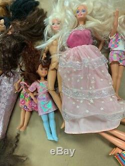 Incredible Lot Of Barbie, Skipper And More! Dolls By Mattel. Vintage And Recent