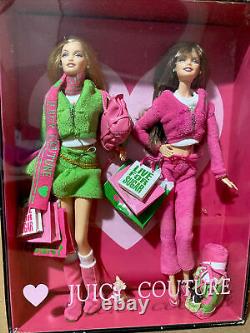 Juicy Couture Barbie Dolls Gold Label Barbie Collection Mint Lot Mattel Rare Set