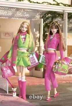 Juicy Couture Love P&G Barbie 2 Doll Set Gold Label Mattel 2004 NRFB