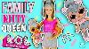 Kitty Queen Family Lol Surprise Doll Tutorial Custom Little Sister Barbie Mom Diy