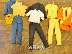 LOT 1960s Barbie Allan Ken Francie Skipper with Case Clothes Wigs Accessories Book