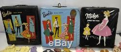 LOT of Vintage 1960s BARBIE, Tammy, Midge, Friends CLOTHES & Cases & Accessories