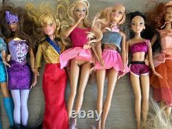 Large Lot Of Barbie Dolls, Clothes, Shoes & Variety Of Accessories 34 Dolls
