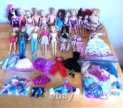 Large Lot Of Barbies / Dolls, Clothing, Shoes And Accessories Vintage To Modern