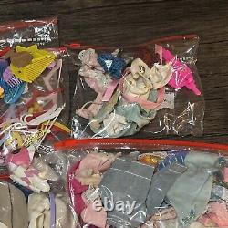 Large Lot Of Vintage Barbie Dolls / Cases / Clothes Accessories GOOD CONDITION