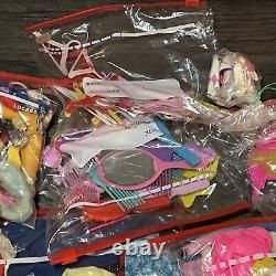 Large Lot Of Vintage Barbie Dolls / Cases / Clothes Accessories GOOD CONDITION