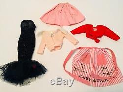 Large Lot Vintage BC Barbie & Flocked Hair Ken Dolls With Clothes & Accessories