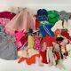 Large Lot of 60s Barbie Branded Clothes Doll Outfits with Carrying Case And More