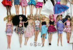 Large Lot of 89 Dolls Mostly Mattel Barbie and Disney Princesses