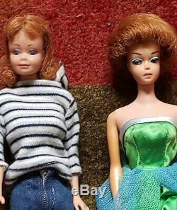 Large Vintage TLC 8 Barbie Dolls + Clothing Lot