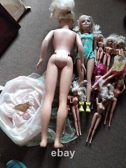 Life Size Barbie Doll 3 Feet Tall 1992 My Size Mattel Blonde & Other Barbie Lot