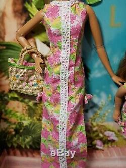 Lilly Pulitzer Barbie And Stacie Doll 2005 Silver Label Mattel #h0187 Mint Nrfb