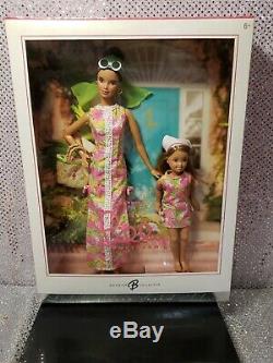 Lilly Pulitzer Barbie And Stacie Doll 2005 Silver Label Mattel #h0187 Mint Nrfb