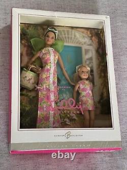 Lilly Pulitzer Barbie And Stacie Doll Gift Set Mattel Silver Label NRFB New 2005