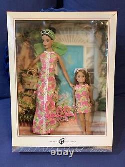 Lilly Pulitzer Barbie and Stacie Doll Silver Label Giftset 50k Worldwide H0187