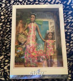 Lilly Pulitzer Barbie and Stacie dolls giftset 2005 Silver Label H0187 NRFB