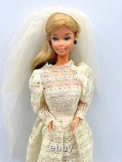 Lot #11 Dressed Barbie Doll 1976 Vintage Beautiful Bride 9907