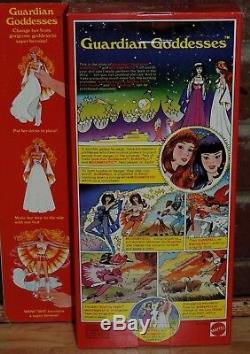 Lot 2 Rare Vtg 1979 Mattel Guardian Goddess Sun Spell & Moon Mystic Dolls Nib
