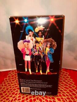 Lot 2 Vintage Mattel 1985 Barbie and Ken the Rockers with Cassette Tape NRFB