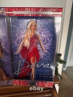 Lot 3 Barbie Complete Diva Collection Gone Platinum, Red Hot, All That Glitters