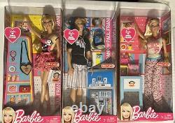 Lot 3 Target Exclusive Barbie Loves Paul Frank 2 Barbie Dolls And 1 Ken NRFB