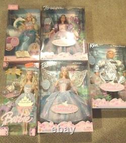 Lot 5 Barbie of Swan Lake Teresa -Odette-SWAN LAKE Odette & Swan-Tea Party Ken