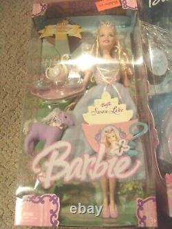 Lot 5 Barbie of Swan Lake Teresa -Odette-SWAN LAKE Odette & Swan-Tea Party Ken