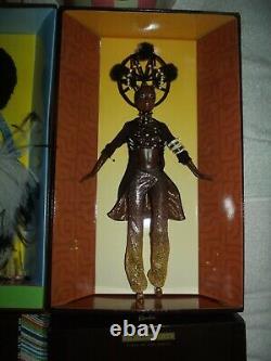 Lot 7 Barbie Treasures Of Africa Byron Lars Moja, Tatu, NNE, Mbili, Tanu, Sugar Coco