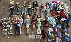 Lot Early Generation Bratz & My Scene Dolls Shoes Clothes Accessories Y2K