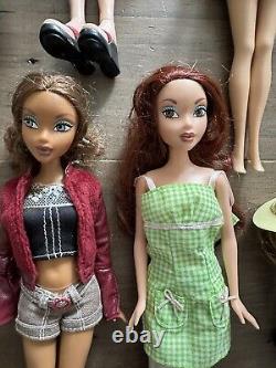 Lot Early Generation Bratz & My Scene Dolls Shoes Clothes Accessories Y2K