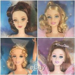 Lot Four (4) NEW Barbie doll as THE NUTCRACKER & SWAM LAKE Classic Ballet Serie