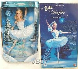 Lot Four (4) NEW Barbie doll as THE NUTCRACKER & SWAM LAKE Classic Ballet Serie