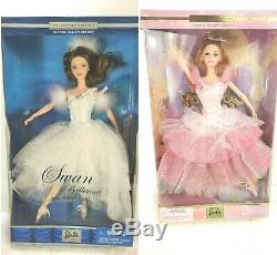 Lot Four (4) NEW Barbie doll as THE NUTCRACKER & SWAM LAKE Classic Ballet Serie