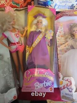 Lot Of 10 Barbies With Damage Boxes Or No Box. Dolls Untouched. Read