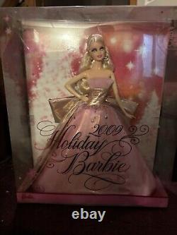 Lot Of 10 Holiday Barbies 2000-2009 NIB