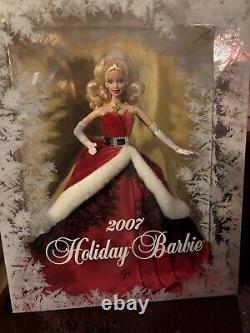 Lot Of 10 Holiday Barbies 2000-2009 NIB