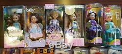 Lot Of 23 Barbie Kelly Dolls Holiday Halloween Party Birthday Rapunzel New NIB