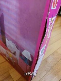 Lot Of 3 Barbie Furniture Sets So Much To Do Bedroom, Dining Room, Flower Garden