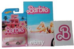 Lot Of 3 Barbie Platinum By Bob Mackie 1991, Hw Corvette & Sticker